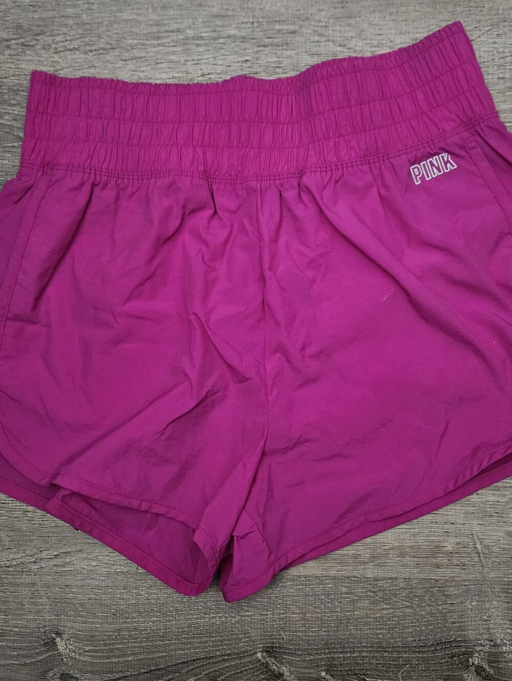 Pink Victoria's Secret High Waisted Running Shorts - Small